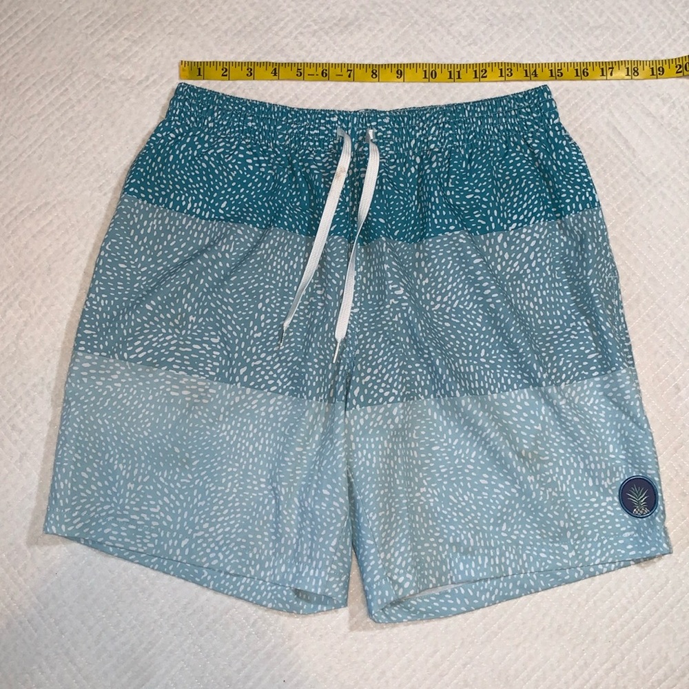Chubbies The Whale Sharks Classic 7” Inseam Swim Trunks Board Shorts, Size L - Picture 4 of 16